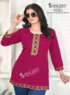 Kuku By Sangeet Heavy Rayon Multi Embroidery Kurti Suppliers In India
